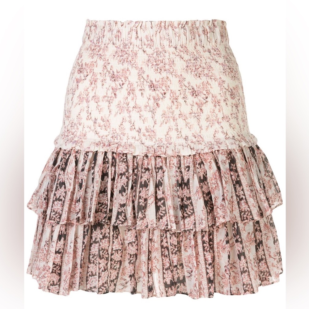 Isabel Marant Etoile Naomi Skirt - Ecru, Pink, Black